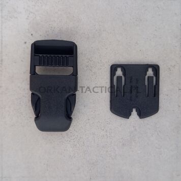 Klamra POUCH CLIP SIDE SQUEEZE® 20mm [czarna] DURAFLEX