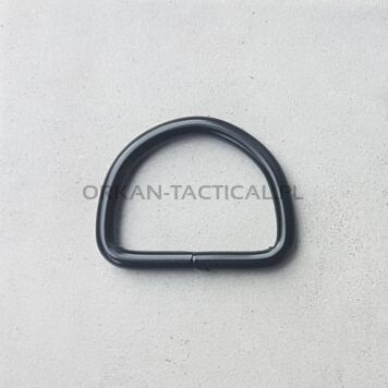 Metal D-RING 40 mm [black] - PET HARDWARE