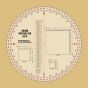 Ecopybook Tactical Ruler Protractor round (130mm) NATO - M-TAC - 2