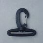 Karabińczyk PLASTI-METALLIC HOOK 50 mm [czarny] DURAFLEX