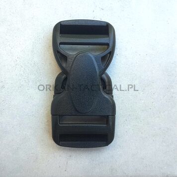 Klamra ROCK LOCKSTER® OVAL DUAL ADJ. 25 mm [czarna] DURAFLEX