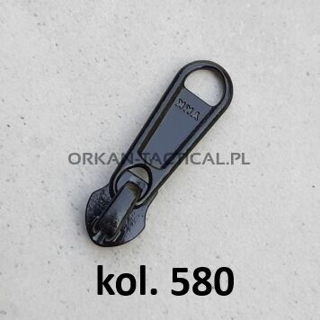 Coil non-lock reverse slider for tape 5RCF [black] YKK