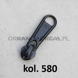 Coil non-lock reverse slider for tape 5RCF [black] YKK