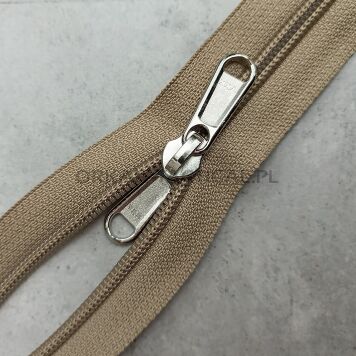 Non-locking tent slider for 5RCF tape [nickel] YKK