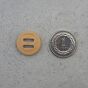 Canadian button BF/20 [sable beige - HPE] 2M - 4