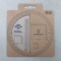 Ecopybook Tactical Ruler Protractor round (130mm) NATO - M-TAC